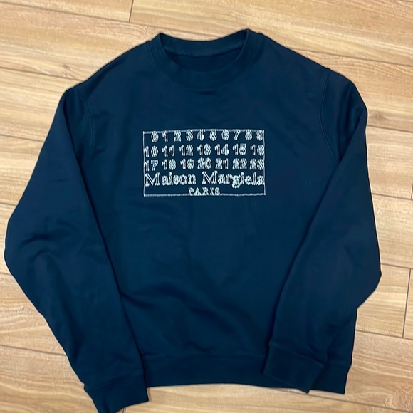 Maison Martin Margiela Sweaters - Maison margiela embroidered sweater